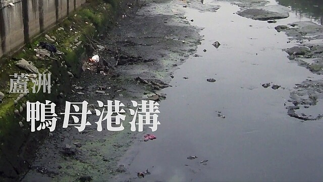 鴨母港溝改造前後差異。圖/翻攝自我的新北市YouTube